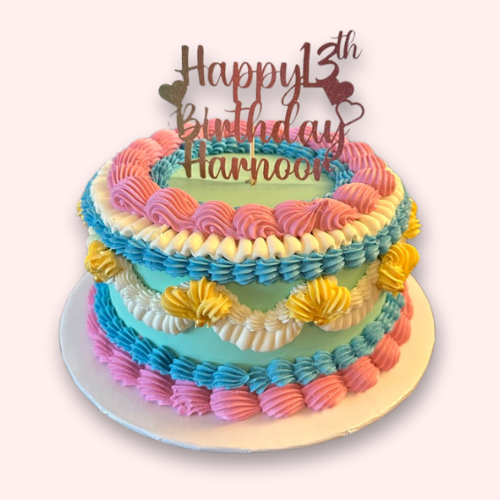 Eggless Vintage Cake