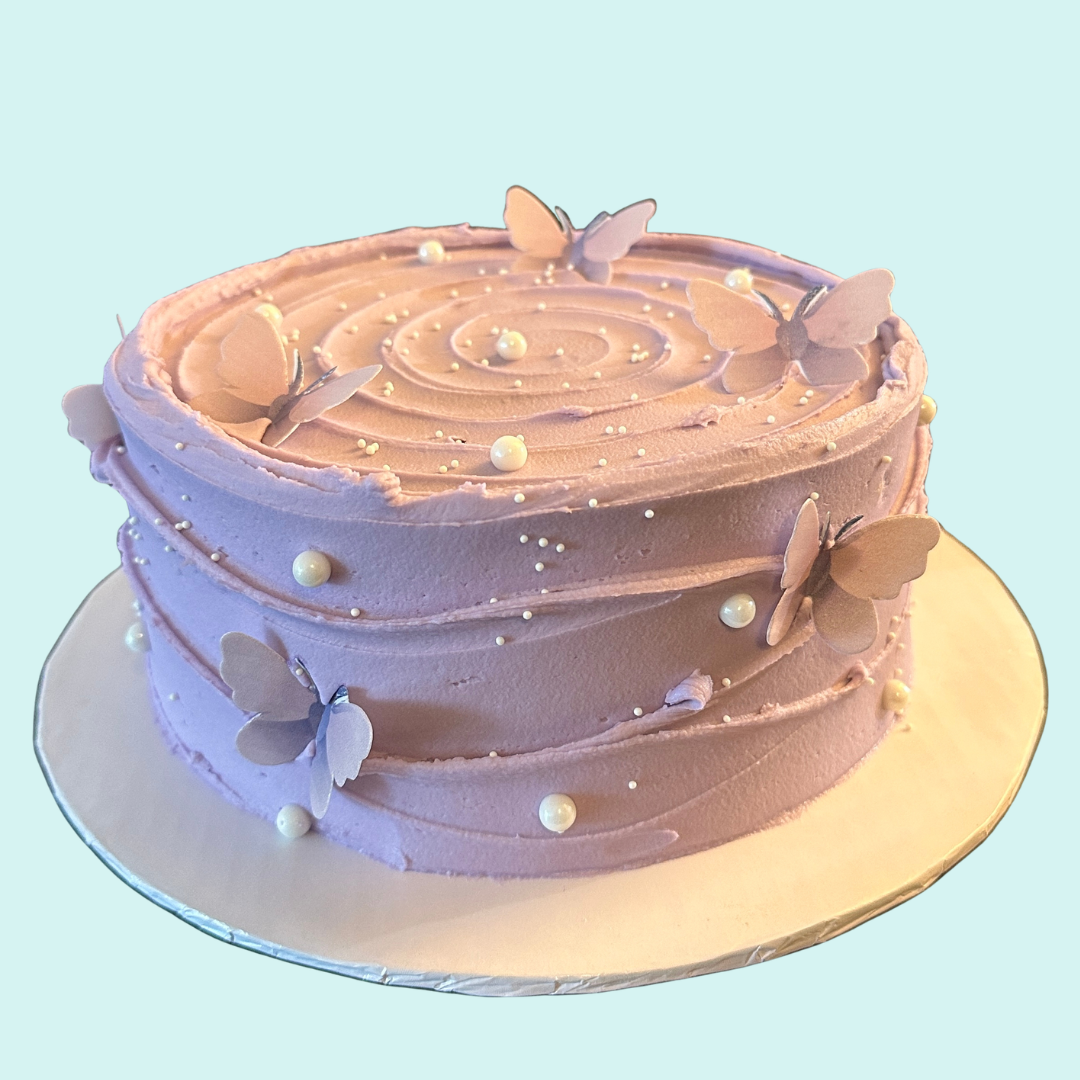 Eggless Butterfly Cake