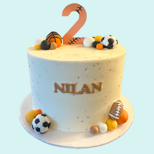Eggless Sports Lover Cake