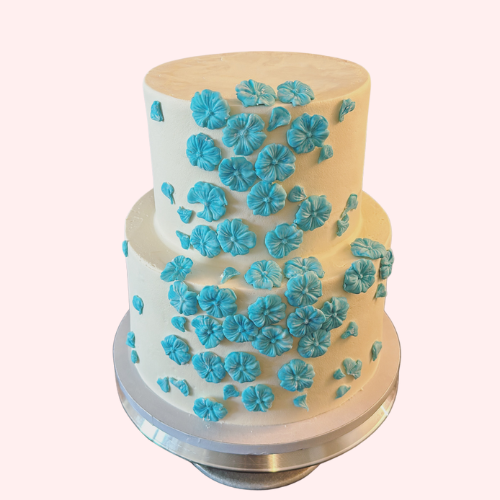 Eggless Two Tier Cake