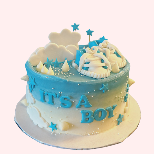 Eggless It's A Boy! Cake