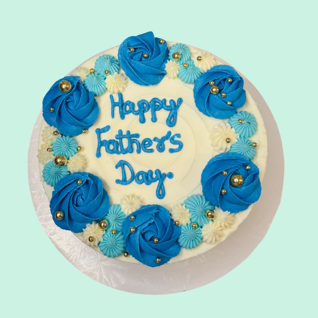 Eggless Father's Day Cake