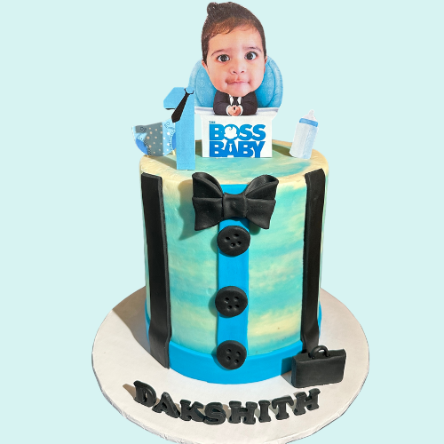 Eggless Boss Baby Cake