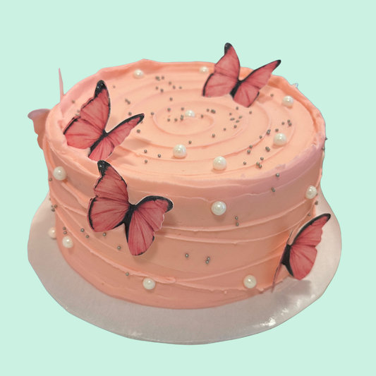 Eggless Butterfly Cake