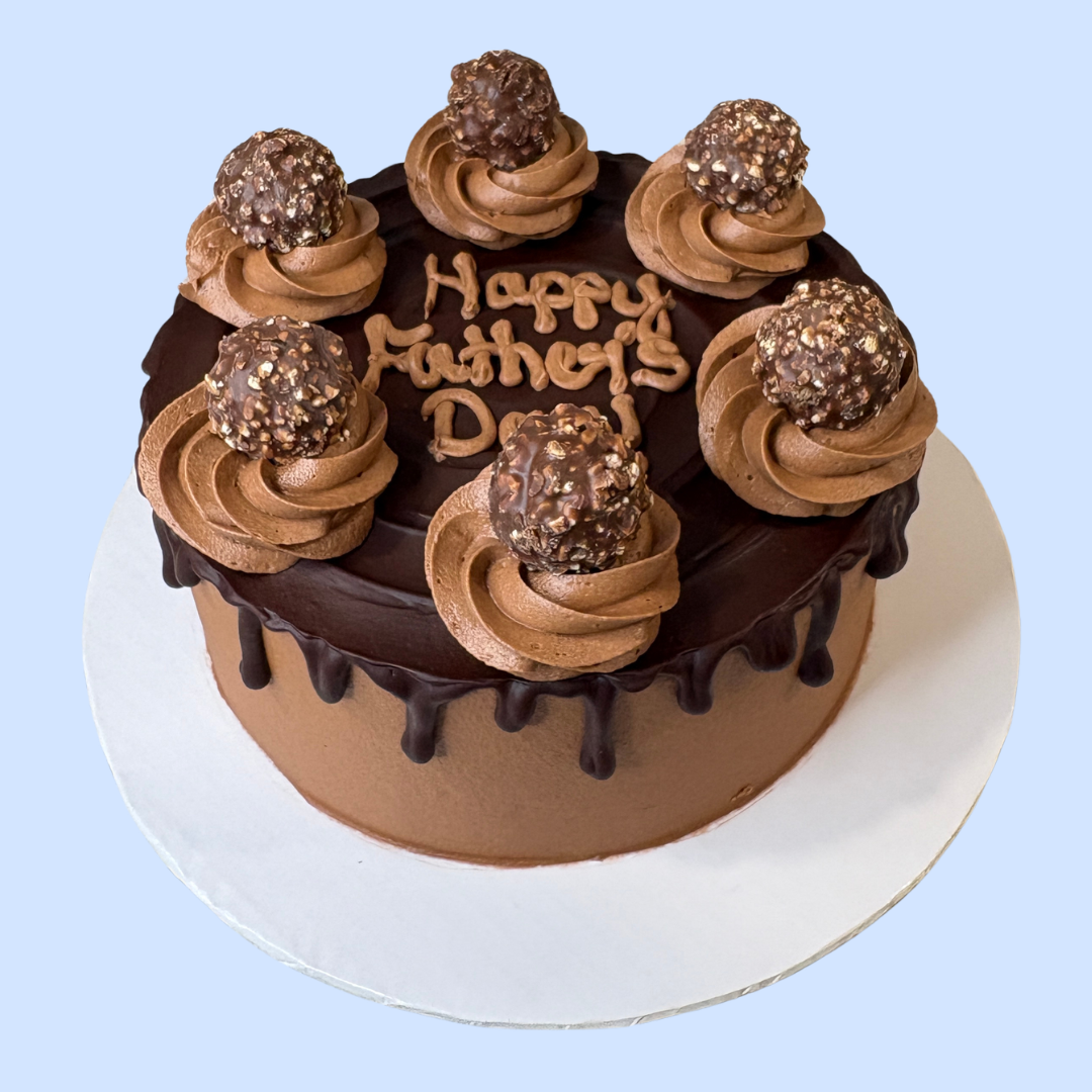 Eggless Father's Day Cake
