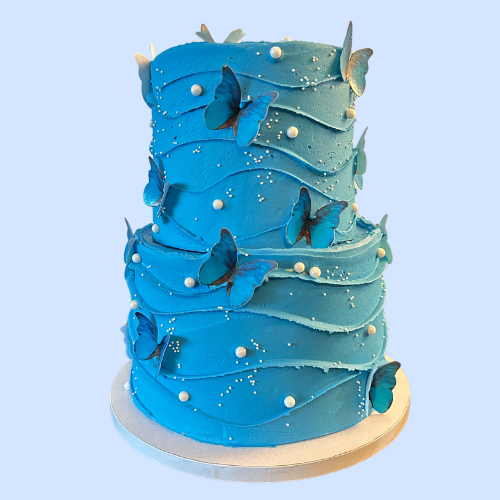 Eggless Butterfly Cake