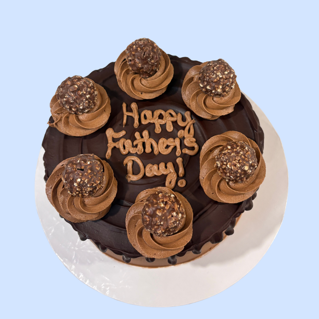 Eggless Father's Day Cake