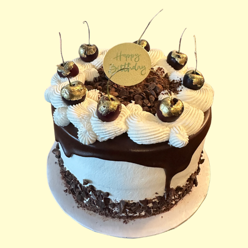 Eggless Black Forest cake