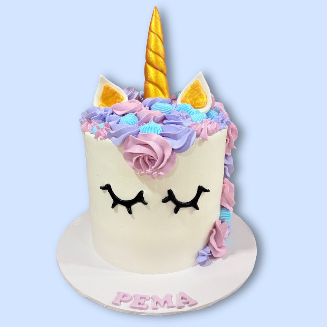 Eggless Unicorn Cake