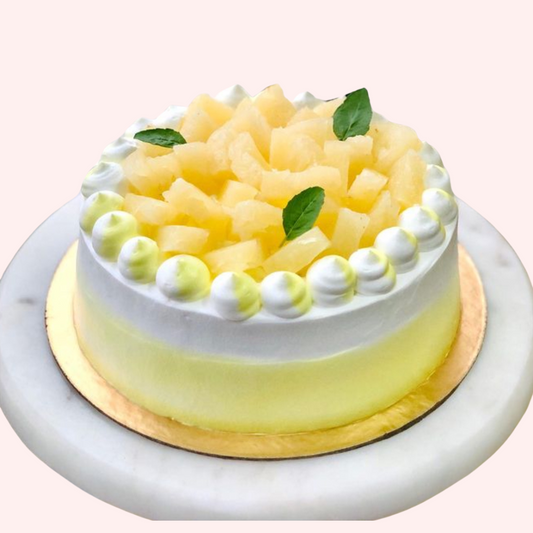 Eggless Pineapple cake