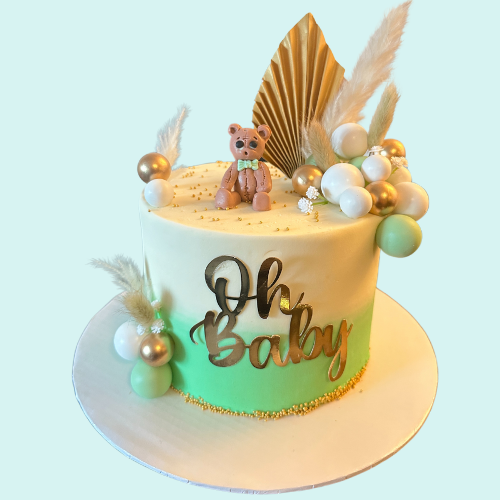 Eggless Baby Shower Cake