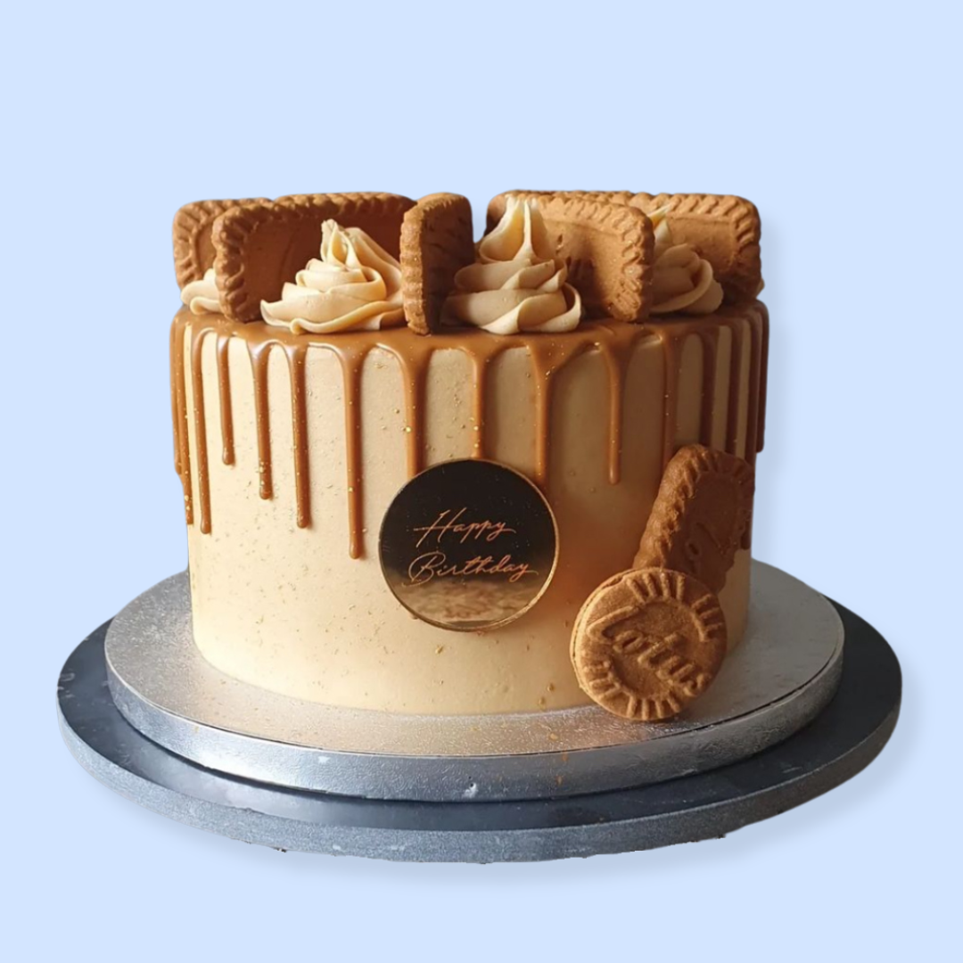 Biscoff cake eggless 2