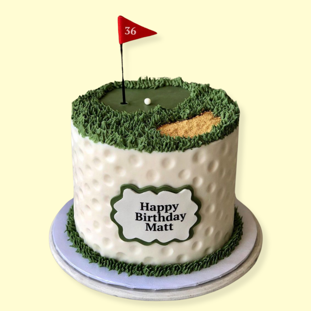 Golf cake eggless