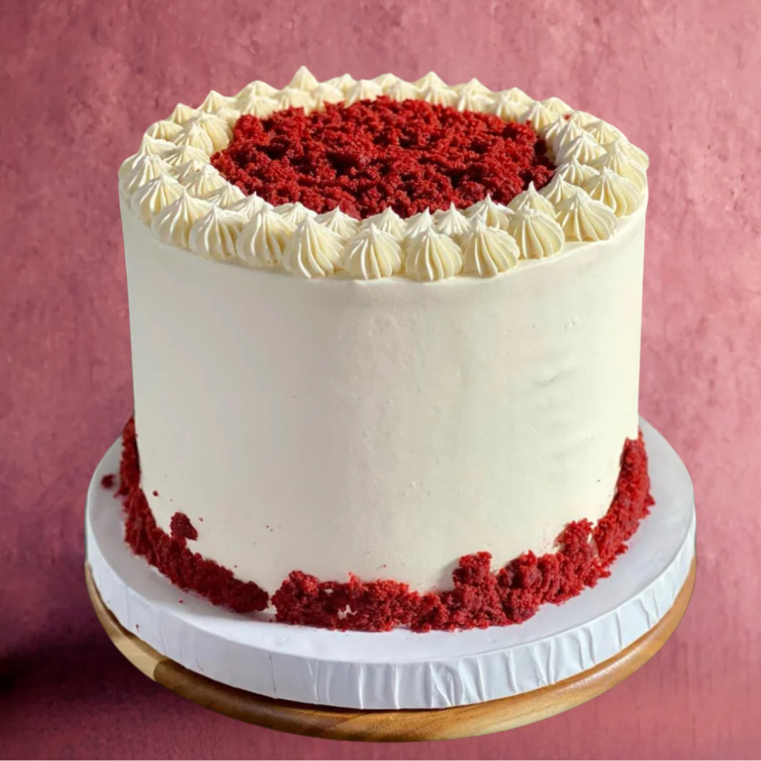 Red velvet cake eggless 3